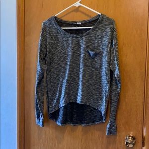 Black and grey long sleeve shirt